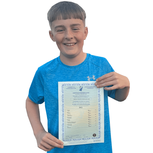 | Breakthrough Maths Student with Exam Results | Breakthrough Maths